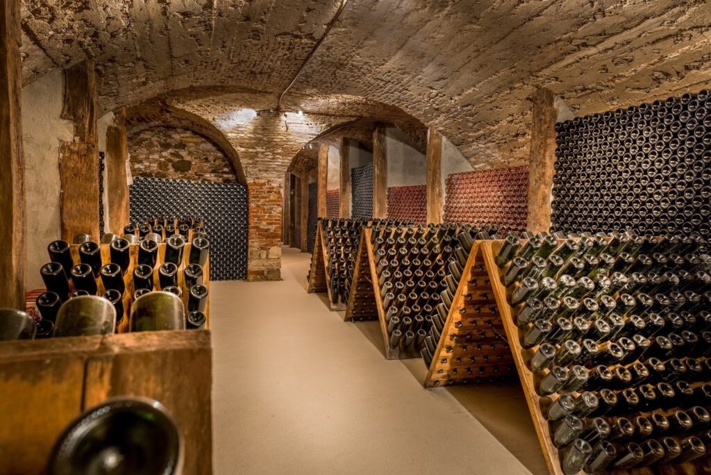 champagne cellar