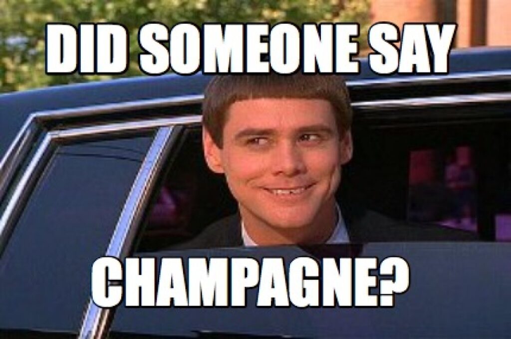 Champagne meme