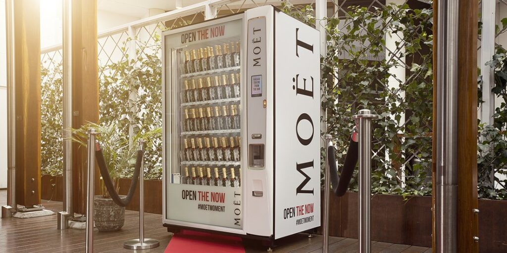 Moet & Chandon Moet & Chandon Champagne Vending Machine